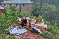 Dégâts durant le cyclone Batsirai à Ambalavao.