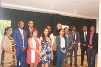 Les membres du CamCham et leurs partenaires pendant le lancement officiel de la MECC 2025 à Ankorondrano.