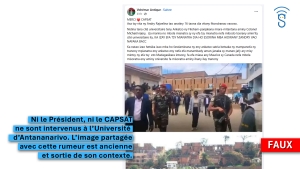 Le CAPSAT a-t-il &ldquo;nettoy&eacute;&rdquo; l&rsquo;Universit&eacute; d&rsquo;Antananarivo ?
