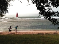 Une forte pluie se prépare sur cette plage d’Iharana