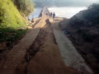 L’état de la route à Mandroromody, district de Nosy Varika.