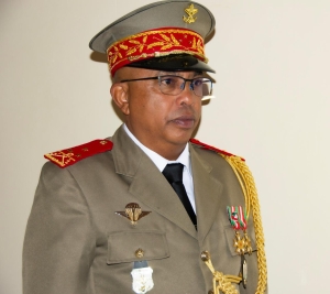 Le g&eacute;n&eacute;ral de division Gabriel Ramanantsoa, directeur g&eacute;n&eacute;ral du BNGRC.