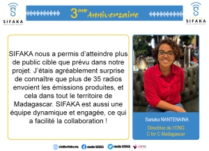 Directrice de l&#039;ONG C for C Madagascar
