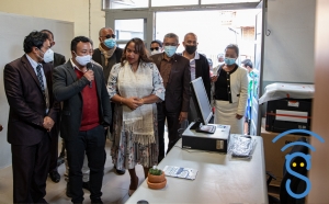 La vice-ministre de la Jeunesse, Tahiana Juliana Ratovoson, a inauguré ce matin l&#039;outillothèque I-Tafa. 
