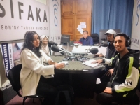 Les jeunes invités de studio Sifaka lors du débat sur l’apatridie à Madagascar.