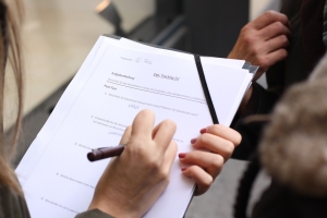 Signature ou emprunte après le vote