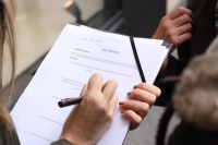 Signature ou emprunte après le vote