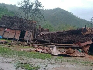 L&#039;état de l&#039;école après le passe du cyclone Freddy 