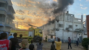 90% de dégât pour l&#039;entreprise « pêche-export » suite à l&#039;incendie de samedi.