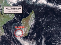 Evolution du cyclone Jasmine à 13h ce 26 Avril 2022. 