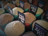Les prix du riz sur le marché de la capitale, en octobre dernier.
