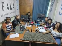 Enregistrement du débat des jeunes au Studio Sifaka ce 01er Octobre 2021