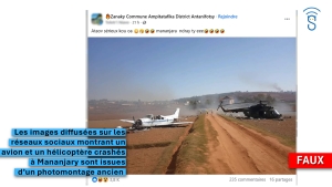 Crash d&rsquo;un avion &agrave; Mananjara : une fausse alerte sur les r&eacute;seaux sociaux