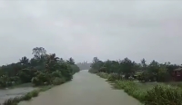 Le canal de Pangalane est à hauteur de la ville de Manajary ce samedi 05 février. 
