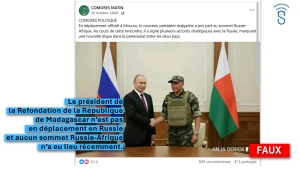 Le chef d&rsquo;&Eacute;tat malgache en d&eacute;placement en Russie ?