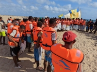 Remise des lots lors de la 7e édition de la Vez’tival, à Andaboy Tulear. 