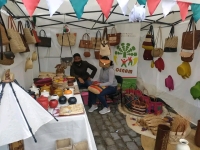 L'exposition des produits artisanaux lors de la journée mondiale de l'artisanat.