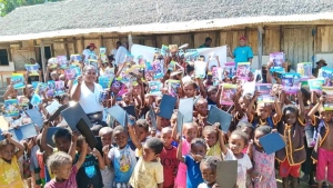 Les bénéficiaires des kits scolaires