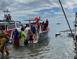 Les touristes arrivent en masse lors des festivals 