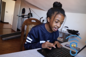 Jade en plein codage.