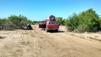 Véhicule reliant Morondava – Belo sur mer.