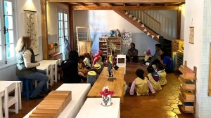 La classe des tout petits à l&#039;Akanin&#039;ny kilonga à Ambohibe.