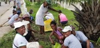 Durant le concours meilleurs jardiniers à Mahajanga.