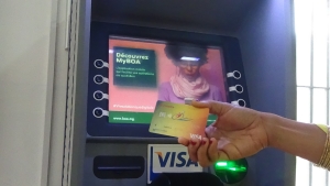 Retrait auprès d&#039;un DAB possible avec e-Poketra. 