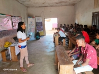 Lors de la concertation avec les jeunes de la region de Menabe sur la consolidation de la paix dans leurs régions. 