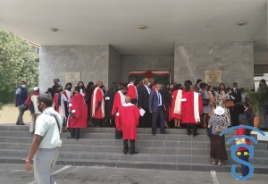 Lors de la présentation du rapport public 2021 de la Cour des Comptes de Madagascar.