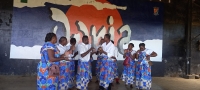 Les chanteurs traditionnels d'Ambatozavavy, vainqueurs du concours tremplin Donia 2022.