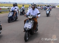 Les groupes de motard de la capitale ont rendu hommage à un des leurs qui a perdu la vie lors d’une attaque au digue des arts Malagasy.