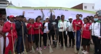 Les jeunes volontaires à Ambositra lors de la journée mondiale du volontariat