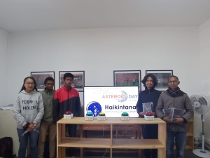 Les jeunes qui ont participé à l&#039;AstroQuizz lors de l&#039;Astéroïde Day