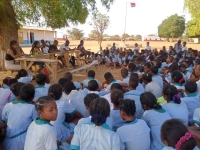 Le COJEAA en partenariat avec le WWF Mahafaly qui célébrent la journée mondiale des Lémuriens en sensibilisant des élèves au niveau de 9 établissements scolaires et des communautés locales dans la ville de Toliara, Saint-Augustin, Manoroky, Eboro, Leobondro, Tameantsoa 