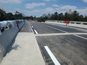 Le nouveau pont en béton d’Antsapazana mesure 30 mètres de long