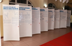 Exposition sur &quot;La démocratie directe à Madagascar et en Suisse&quot; au Palais du Sénat de Madagascar.