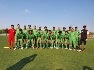 Les membres de l’équipe U23 - Barea Madagascar expatriés.