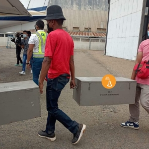 Préparation avant le lancement des pluies provoquées à Antananarivo.  