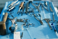 Des outils médicaux utilisés pour la castration chirurgicale