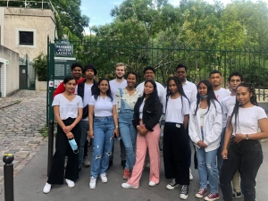 Les jeunes de l&#039;association Tilane en France.
