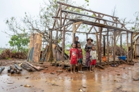 Des victimes du cyclone Emnati.