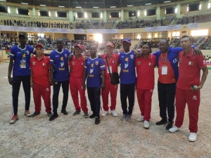 Lors de la finale de la coupe des nations au Burkina Faso, le 07 novembre 2021.