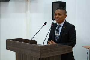 le directeur général du SAMIFIN, Mamitiana Rajaonarison