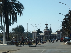 La gare ferroviaire d&#039;Antsirabe. 