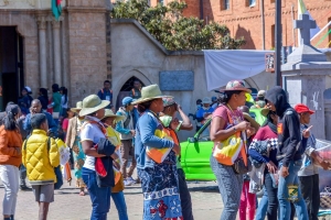 Les jeunes durant la JMJ à Antsirabe.