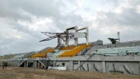 Le stade Rabe Marcel de Mananjary complètement ravagé par le cyclone