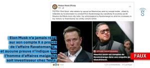 Elon Musk en col&egrave;re &agrave; cause de l&rsquo;affaire Ravatomanga &agrave; Maurice ?