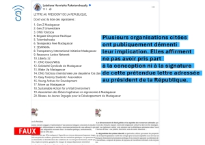 Une fausse lettre pr&eacute;tend un changement de position du mouvement G&eacute;n&eacute;ration Z