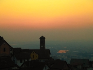 La pollution de l&#039;air vue depuis la Hauteville entre septembre et octobre